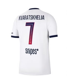 Billige Fotballdrakt Paris Saint-Germain Khvicha Kvaratskhelia #7 Replika Bortedrakt 2026-27 Kortermet Billige Fotballdrakt Paris Saint-Germain Khvicha Kvaratskhelia #7 Replika Bortedrakt 2026-27 Kortermet